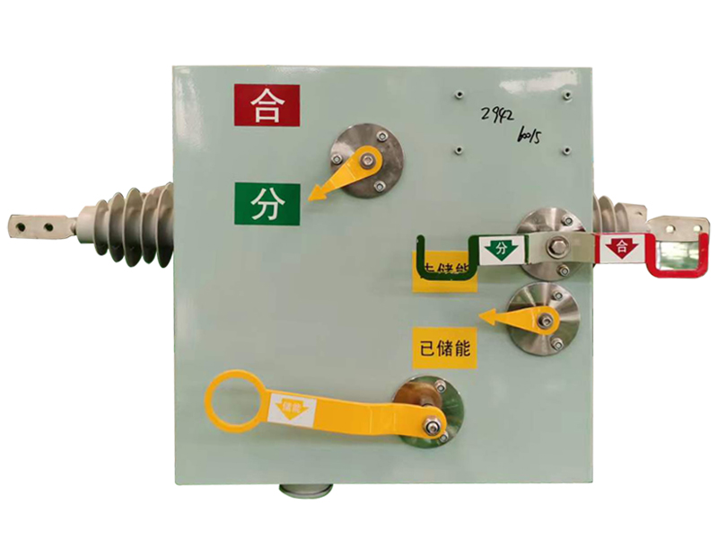 Primary/secondary fusion pole-mounted circuit breaker (head-up)
